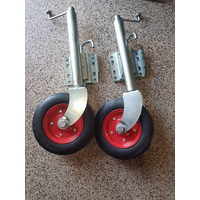 10" Easylift heavy duty swing up Jockey Wheel Fixed bracket u bolt or weld on