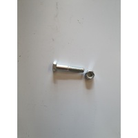 1/2" UNC COUPLING BOLTS 2.5"LONG GRADE 8 Set of 4