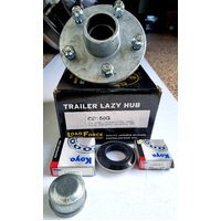 LoadForce Hub Assy 6inch COMMODORE Galvanised With Japan Bearings