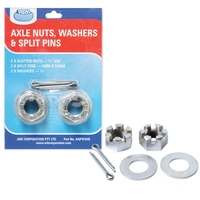 AXLE NUTS & WASHERS PAIR