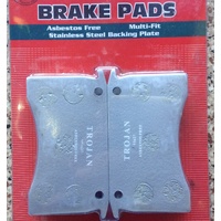 BRAKE PADS STAINLESS STEEL BACK SUIT MECHANICAL CALIPERS