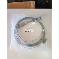 BRAKE CABLE KIT 9m 3mm Galvanized trailer