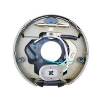 10" ELECTRIC BACKING PLATE  LEFTHAND/PASSENGER SIDE COMPLETE AL-KO STYLE