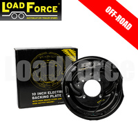 10" ELECTRIC BACKING PLATES  RIGHT-HAND/DRIVER SIDE LOAD FORCE ALKO STYLE  OFF ROAD COMPLET