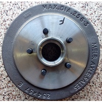 10" PARALLEL ELECTRIC BRAKE DRUMS PAIR 5 STUD PATTERN SUIT FORD