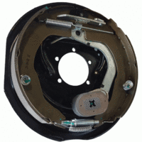 12" ELECTRIC BACKING PLATE LEFTHAND/PASSENGER SIDE COMPLETE AL-KO STYLE