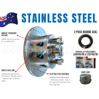 AUS 10" ROTOR MULTI FIT STAINLESS STEEL WITH FORD BEARINGS