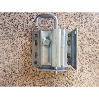 EASYLIFT JOCKEY WHEEL SWING UP BRACKET U BOLT MOUNT TO TRAILER