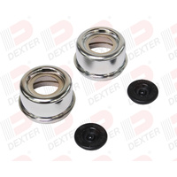62.3mm GREASE CAPS USA E-Z LUBE WITH RUBBER GROMET