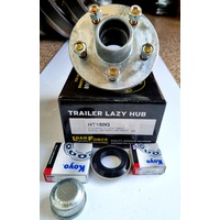 LoadForce Hub Assy 6inch HT Galvanised With Japan Bearings