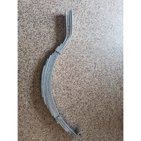 9L EYE & SLIPPER SPRING GALVANISED 6mm Leaf 45mm wide 760mm long 1,700kg Pair