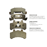 BRAKE PADS STAINLESS STEEL BACK SUIT TIE DOWN USA CALIPERS