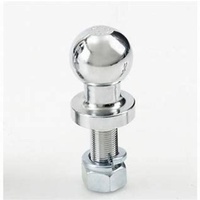 50mm Tow ball Chrome 3.5 Tonne 7/8" x 62mm shaft
