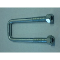 1/2" Galvanised u bolts 45mm Square 115mm long set of 4