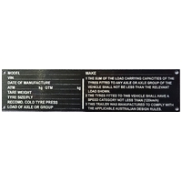 TRAILER VIN PLATE