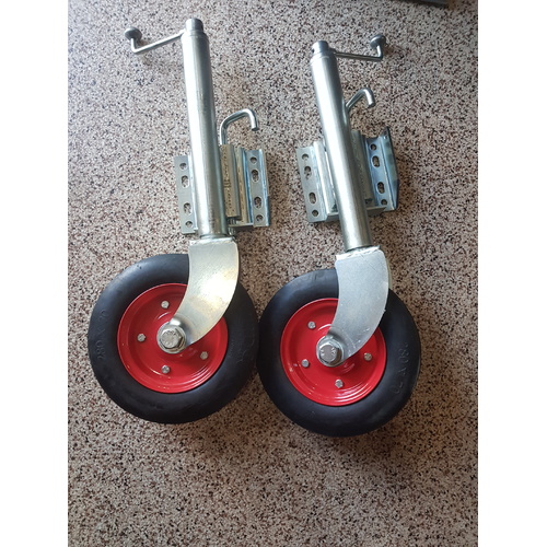 10" Easylift heavy duty swing up Jockey Wheel Fixed bracket u bolt or weld on