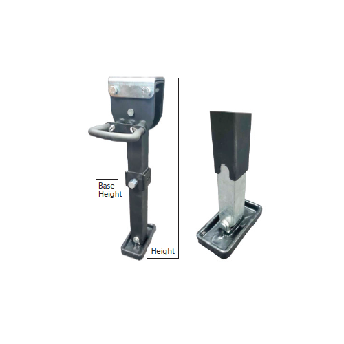 ADJUSTABLE LEG QUICK RELEASE 520MM BLACK