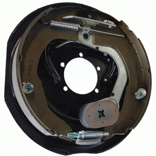 12" ELECTRIC BACKING PLATE LEFTHAND/PASSENGER SIDE COMPLETE AL-KO STYLE