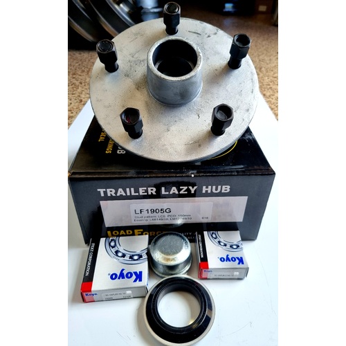 LoadForce Hub 7.5INCH Lazy Hub Assembly 5 Stud Galvanised